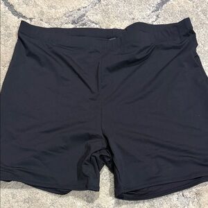 Skims Mid Waist Black Shorts Sz 4x